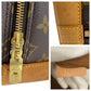 LOUIS VUITTON Handbag M51130 PVC, Leather Brown Gold Metal Handbag Monogram Alma PM Women Used Authentic