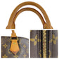 LOUIS VUITTON Handbag M51130 PVC, Leather Brown Gold Metal Handbag Monogram Alma PM Women Used Authentic