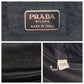 PRADA Shoulder Bag Plastic, Leather Black black Hobo Plastic Handle Shoulder Bag Plat Stick handle logo Women Used Authentic