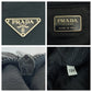 PRADA Shoulder Bag Nylon Black SilverMetal Crossbody Shoulder Bag Test Triangle With logo Women Used Authentic