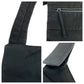 PRADA Shoulder Bag Nylon Black SilverMetal Crossbody Shoulder Bag Test Triangle With logo Women Used Authentic
