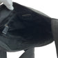 PRADA Shoulder Bag Nylon Black SilverMetal Crossbody Shoulder Bag Test Triangle With logo Women Used Authentic