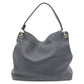 GUCCI Shoulder Bag 408825 leather Black black Hobo Shoulder Bag Handbag 2WAY Soho Interlocking G Women Used Authentic