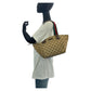 GUCCI Tote Bag 131228 GG canvas, leather Brown beige Tote Bag Shoulder Bag Sherry line Women Used Authentic