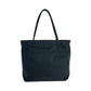 PRADA Shoulder Bag Nylon Black SilverMetal Shoulder Bag Tote Bag Test Triangle With logo Women Used Authentic