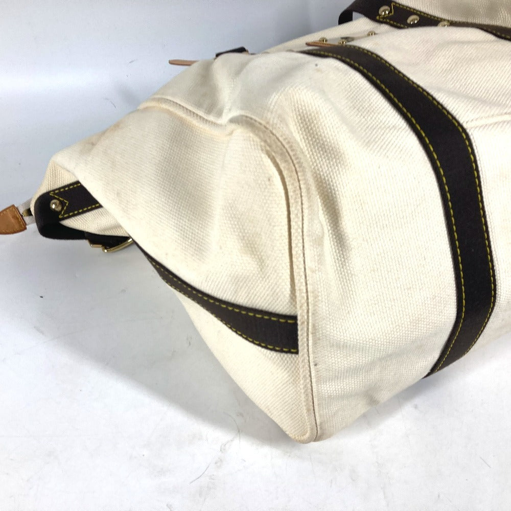 LOUIS VUITTON Boston Duffel bag M40030 canvas white Antigua suck weekend unisex(Unisex) Used Authentic