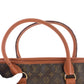 LOUIS VUITTON Tote Bag M42425 PVC, Leather Brown Tote Bag Shoulder Bag Monogram Weekend PM Women Used Authentic