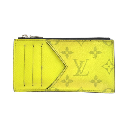 LOUIS VUITTON Coin case M30320 PVC Joanne Yellow Coin case fragment case Taigalama Coin card holder mens(Unisex) Used Authentic