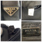 PRADA Shoulder Bag Nylon Black SilverMetal Crossbody Shoulder Bag Messenger Bag Test Triangle With logo Women Used Authentic