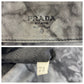 PRADA Shoulder Bag Suede, Plastic gray Crossbody Shoulder Bag Messenger Bag Plastic Chain Women Used Authentic