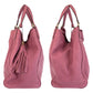 GUCCI Tote Bag 282309 leather Pink Gold Metal Tote Bag Shoulder Bag Soho Interlocking Women Used Authentic
