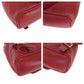 GUCCI Backpack 003 2058 0080 leather Red brown Backpack Backpack Bamboo Women Used Authentic
