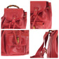 GUCCI Backpack 003 2058 0080 leather Red brown Backpack Backpack Bamboo Women Used Authentic
