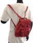 GUCCI Backpack 003 2058 0080 leather Red brown Backpack Backpack Bamboo Women Used Authentic