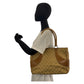 GUCCI Tote Bag 113011 GG canvas, leather Beige brown Tote Bag Shoulder Bag Women Used Authentic