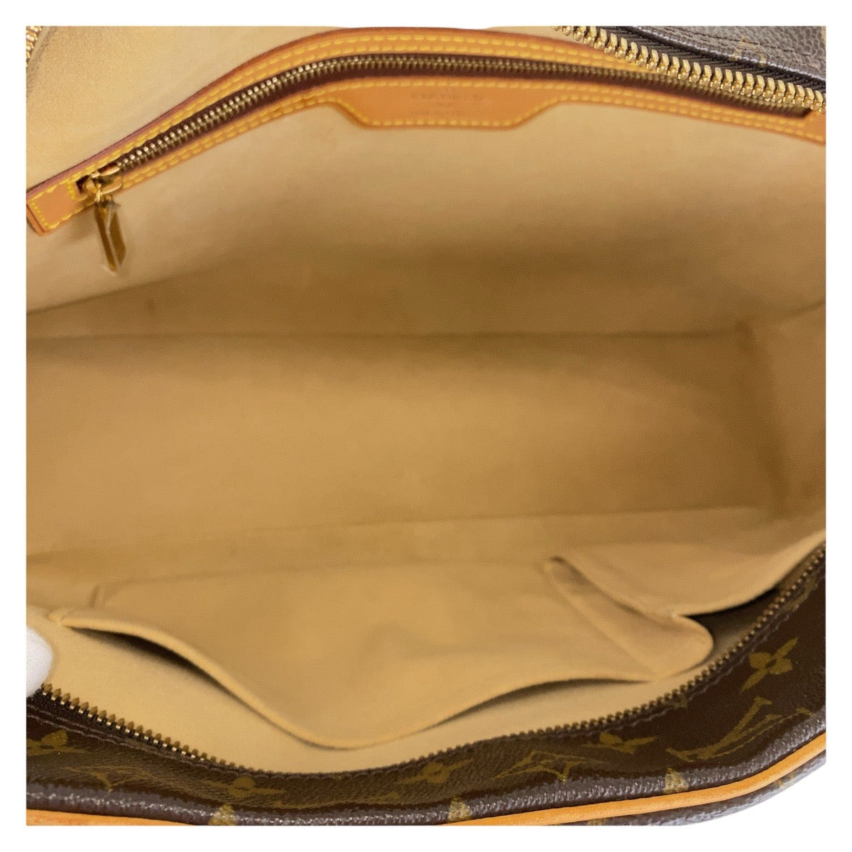 LOUIS VUITTON Shoulder Bag M51181 PVC, Leather Brown Gold Metal Shoulder Bag Monogram Cite GM Women Used Authentic