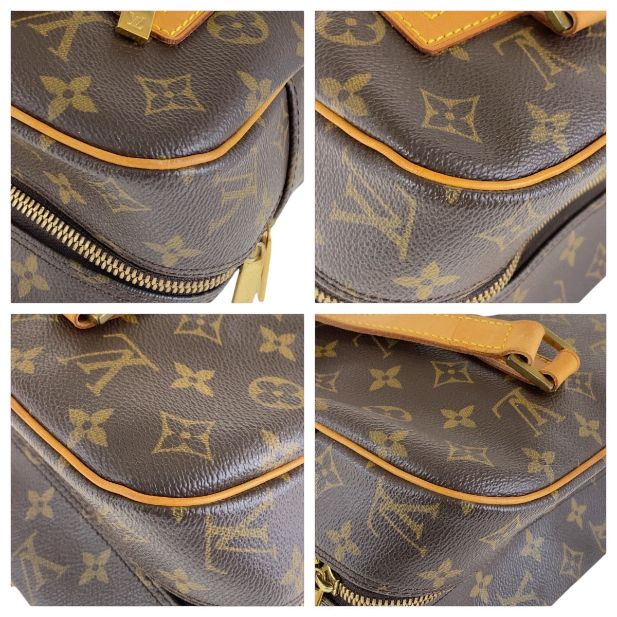 LOUIS VUITTON Shoulder Bag M51181 PVC, Leather Brown Gold Metal Shoulder Bag Monogram Cite GM Women Used Authentic