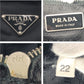 PRADA Tote Bag Nylon Black black Tote Bag Shoulder Bag Handbag Unisex Test Triangular logo Women Used Authentic