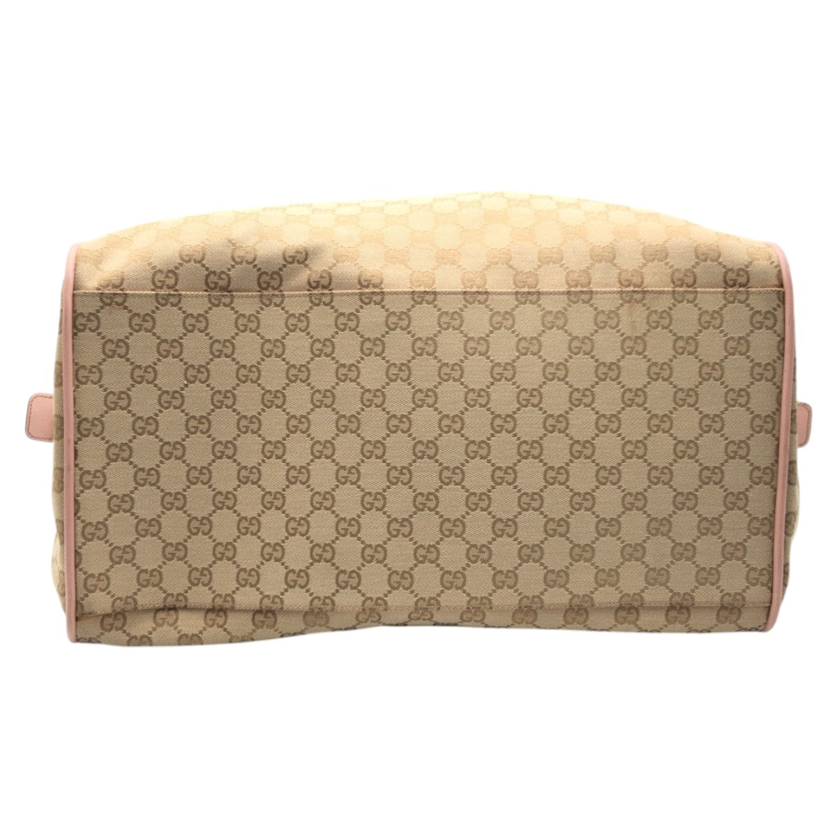 GUCCI Boston Duffel bag 153240 GG canvas Brown pink Boston Duffel bag unisex GG pattern Women Used Authentic