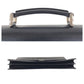 PRADA Business bag leather Black SilverMetal Business bag briefcase Safiano mens Used Authentic