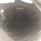 PRADA Shoulder Bag Nylon Black SilverMetal Crossbody Shoulder Bag Test Triangle With logo Women Used Authentic