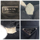 PRADA Shoulder Bag Nylon Black SilverMetal Crossbody Shoulder Bag Test Triangle With logo Women Used Authentic