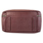 PRADA Boston Duffel bag leather Wine Red SilverMetal Boston Duffel bag Business bag Safiano Triangle With logo mens Used Authentic