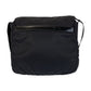 PRADA Shoulder Bag Nylon Black SilverMetal Crossbody Shoulder Bag Messenger Bag Test Triangle With logo Women Used Authentic