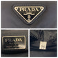 PRADA Shoulder Bag Nylon Black SilverMetal Crossbody Shoulder Bag Messenger Bag Test Triangle With logo Women Used Authentic