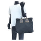PRADA Tote Bag Nylon, Leather Black Gold Metal Tote Bag Shoulder Bag 2way Testo Saffiano mens Used Authentic