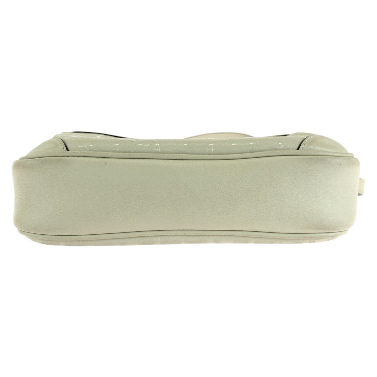 GUCCI Shoulder Bag 675776 leather White Cream Gold Metal GG star