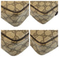 GUCCI Shoulder Bag 114291 GG Supreme canvas, leather Brown beige Crossbody Shoulder Bag Pochette Women Used Authentic