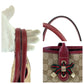 GUCCI Tote Bag 163805 GG canvas, leather Beige Red Gold Metal Tote Bag Shoulder Bag Sherry Line Princess Women Used Authentic