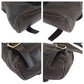 GUCCI Backpack 003 2852 leather Dark brown brown Backpack Backpack Bamboo Women Used Authentic