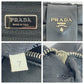 PRADA Tote Bag BN1601 Nylon Black SilverMetal Tote Bag handbag Test Ribbon TriangleWith logo Women Used Authentic