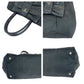 PRADA Tote Bag BN1601 Nylon Black SilverMetal Tote Bag handbag Test Ribbon TriangleWith logo Women Used Authentic