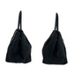 PRADA Tote Bag BN1601 Nylon Black SilverMetal Tote Bag handbag Test Ribbon TriangleWith logo Women Used Authentic