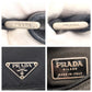 PRADA Shoulder Bag Nylon Black black Shoulder Bag Pochette Unisex Test Triangular logo Women Used Authentic