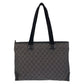 GUCCI Tote Bag 34339 GG canvas, leather Black black Tote Bag Shoulder Bag Women Used Authentic