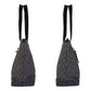 GUCCI Tote Bag 34339 GG canvas, leather Black black Tote Bag Shoulder Bag Women Used Authentic