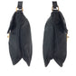 PRADA Shoulder Bag Nylon Black GoldMetal Shoulder Bag pochette Test Triangle With logo Women Used Authentic