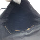 PRADA Shoulder Bag Nylon Black GoldMetal Shoulder Bag pochette Test Triangle With logo Women Used Authentic