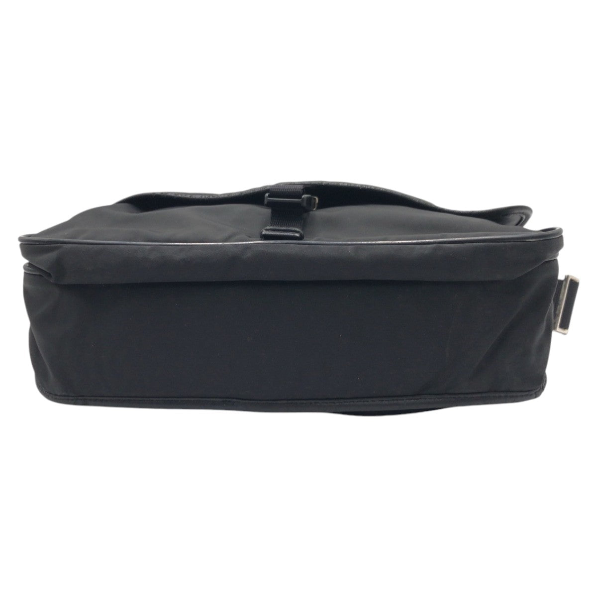PRADA Shoulder Bag Nylon Black black Shoulder Bag Messenger Bag Unisex Test Triangular logo mens Used Authentic