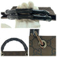 GUCCI Tote Bag 002 1010 GG canvas Brown Silver Metal Tote Bag handbag Bamboo Jumbo GG Women Used Authentic