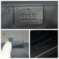 GUCCI Shoulder Bag 001 4014 001013 cotton Ivory Black SilverMetal Hobo One Shoulder Bag Women Used Authentic