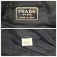 PRADA Backpack Nylon, Leather black Backpack Unisex Test Women Used Authentic