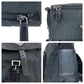 PRADA Shoulder Bag Nylon Black SilverMetal Shoulder Bag pochette Test Triangle With logo Women Used Authentic