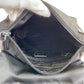PRADA Shoulder Bag Nylon Black SilverMetal Shoulder Bag pochette Test Triangle With logo Women Used Authentic