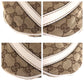 GUCCI Shoulder Bag 203257 GG canvas, leather Beige White Gold Metal Crossbody Shoulder Bag Women Used Authentic