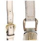 GUCCI Shoulder Bag 203257 GG canvas, leather Beige White Gold Metal Crossbody Shoulder Bag Women Used Authentic